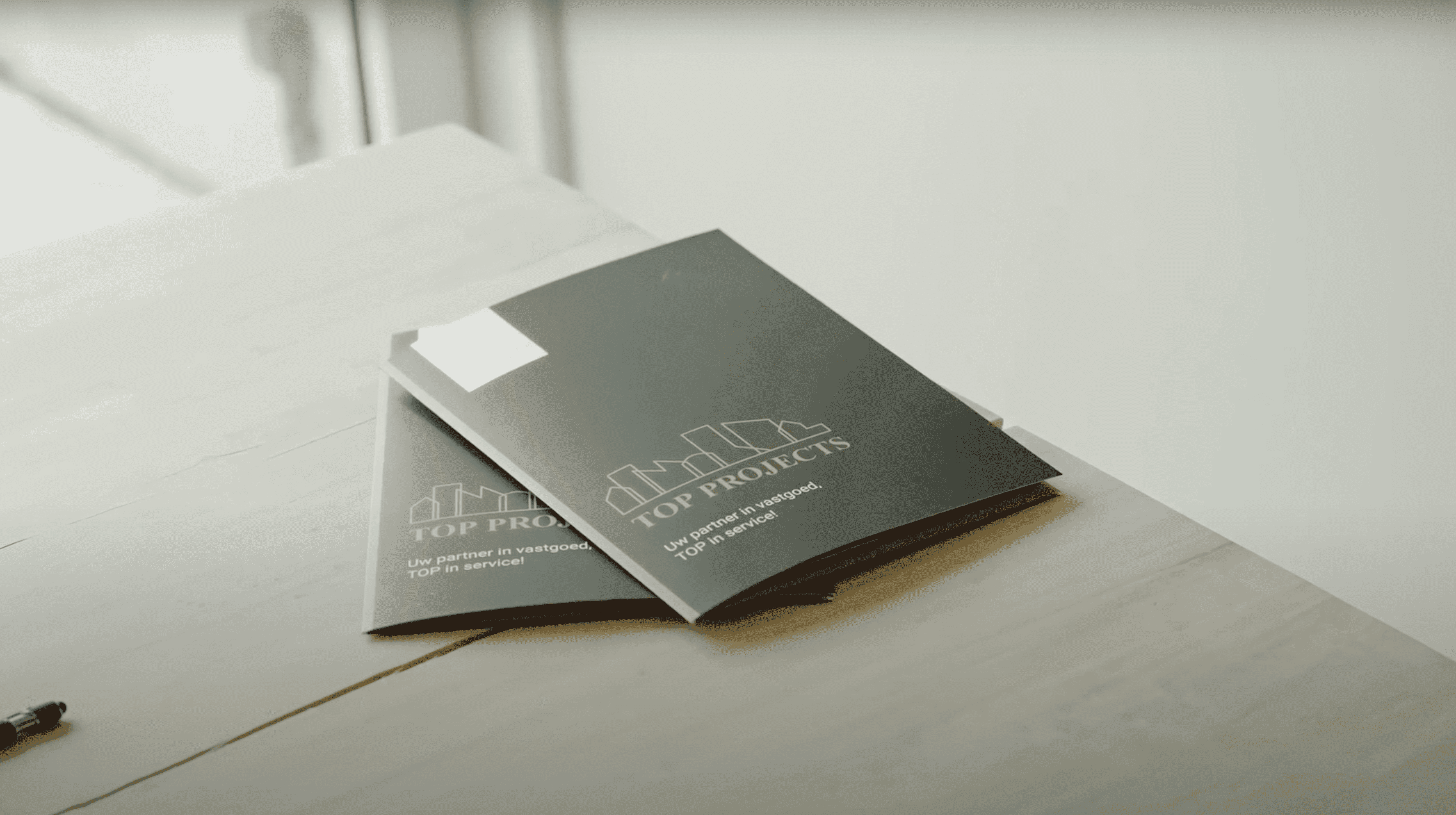 Nieuwe huisstijl gemaakt door AMAI.IMMO voor Top Projects.
